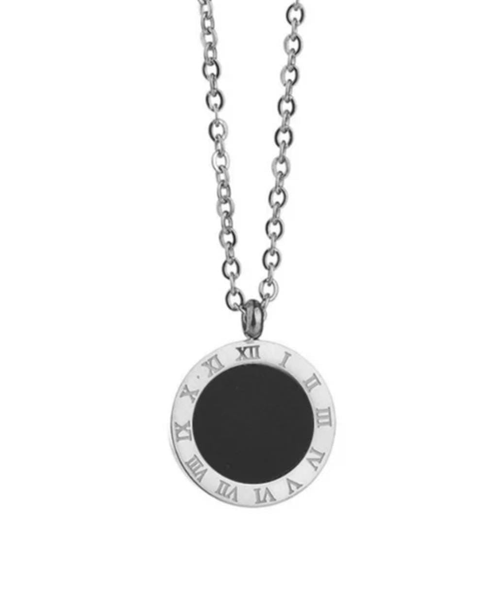 Roman numbers necklace